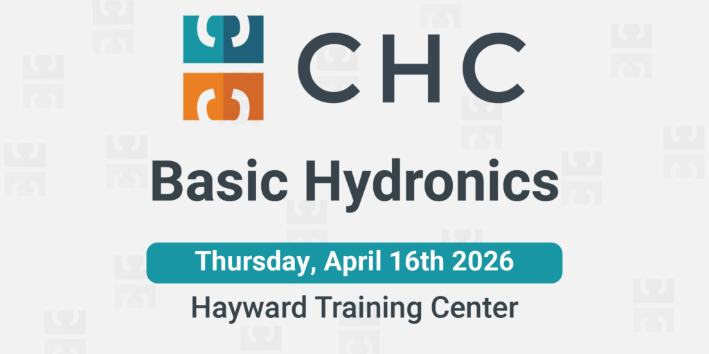 Basic Hydronics – April 2026