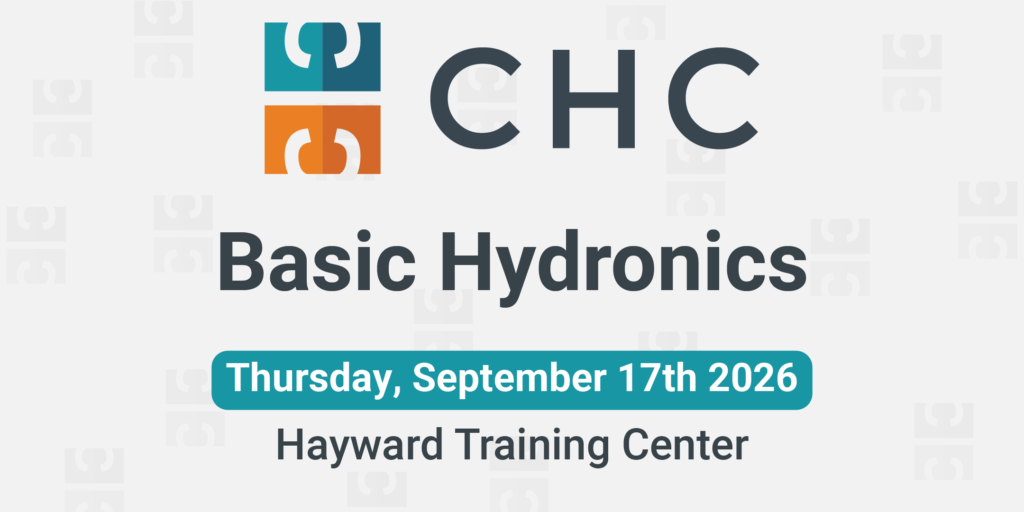 Basic Hydronics – September 2026