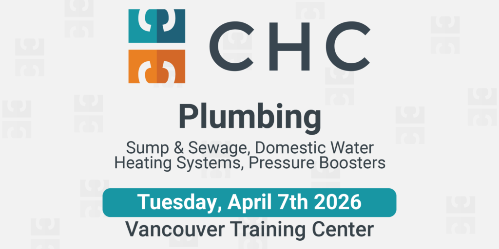 Plumbing – Sump & Sewage, DWH, Pressure Boosters – April 2026